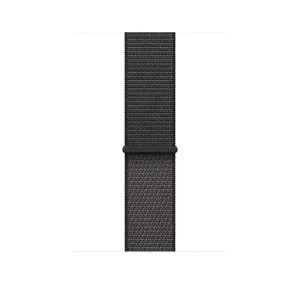 רצועת אפל ניילון מקורית לשעון 46 מ״מ אפור כהה בגודל Xl עשויה מאריג ניילון רך, נושם וקל | Apple 46mm Dark Grey Sport Loop Xl