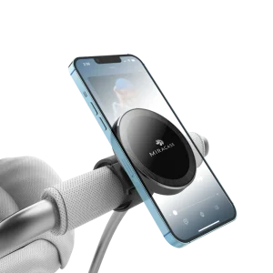 תושבת מגנטית Magsafe לספורטאים וחובבי כושר לחיבור בטוח על ציוד ספורט ונוחות מקסימלית באימון | Miracase Mgm69 1
