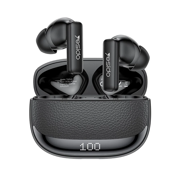 אוזניות אלחוטיות עם סינון רעשים מתקדם, סאונד עוצמתי, חיבור כפול | Yesido Tws40