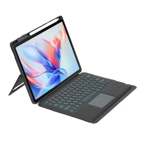 כיסוי ל +samsung Tab S7+:s8+:s9+:s10+:s9fe איכותי עם מקלדת מוארת נוחה | Blaze Magic Touch