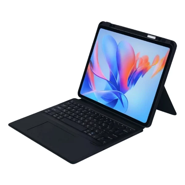 כיסוי מקלדת מגנטי לאייפד Ipad Air 13 (m2:m3) ו Ipad Pro 12.9 עם משטח מגע לעבודה חכמה על האייפד שלכם | Blaze Magic Touch