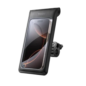 מחזיק טלפון שחור לאופניים אטום למים, עמיד ונוח | Yesido C333
