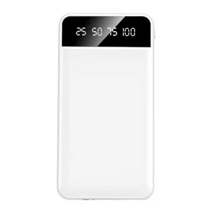סוללת גיבוי ניידת 10000mah עם טעינה מהירה בהספק 20w צבע לבן | Xo Pr191