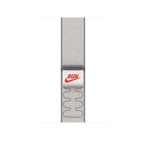 רצועת אפל ספורט מקורית לשעון 46 מ״מ בגודל צבע Veiled Grey בעיצוב ספורטיבי | Nike Sport Loop