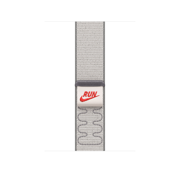רצועת אפל ספורט מקורית לשעון 46 מ״מ בגודל צבע Veiled Grey בעיצוב ספורטיבי | Nike Sport Loop