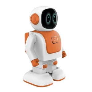 רובוט אינטראקטיבי חכם לילדים, צעצוע חינוכי עם תמיכה בעברית וחיבור ל Chatgpt בצבע כתום | Maiki