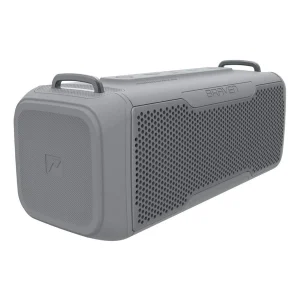 רמקול בלוטות' עוצמתי, עמיד במים ובזעזועים בצבע אפור | Braven Brv X2