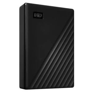 כונן קשיח חיצוני קומפקטי, Usb 3.2 מהיר, שחור אלגנטי | Western Digital My Passport 6tb