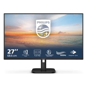 מסך מחשב 27 אינץ’ Full Hd Ips עם 120hz, 1ms Mprt, רמקולים מובנים והגנת עיניים | Philips 27e1n1100a