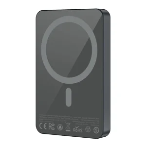 סוללת גיבוי אלחוטית 10000mah בצבע אפור תומכת Magsafe וטעינה מהירה | Energy Mp39 Legend 3