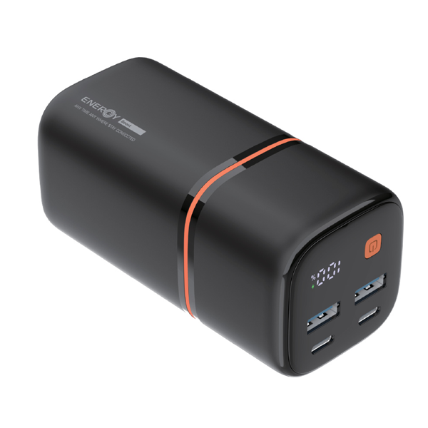 סוללת גיבוי אלחוטית שחורה תומכת Magsafe בעוצמת 20000mah עם טעינה מהירה עד 20 וואט | Energy E20kpd20