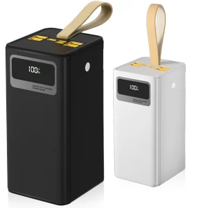 סוללת גיבוי ניידת 50000mah עם טעינה מהיר צבע לבן | P123 1