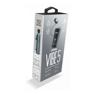 דיבורית אלחוטית עם חוט נגלל בצבעי כחול ושחור, טעינה מהירה ותמיכה בעברית | Coral Vibe 5 Bt 1