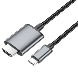 כבל Hdmi אפור ל Type C איכותי | Hoco. Ua27 1