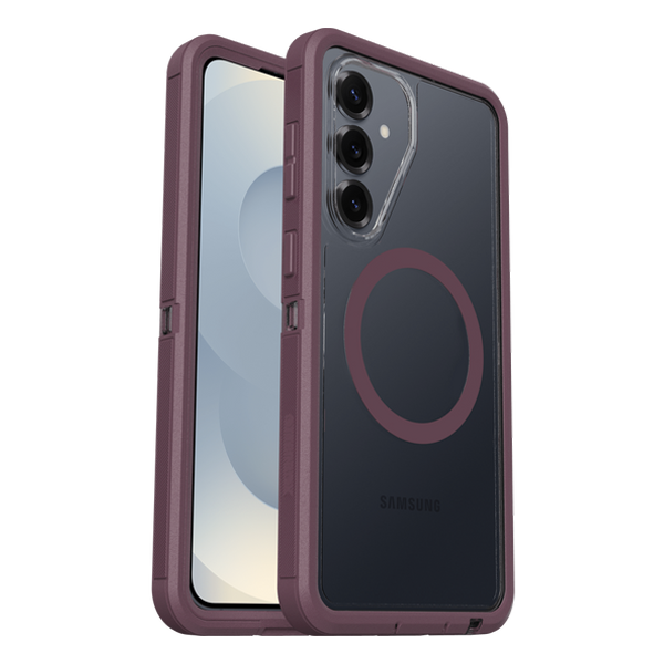 מגן קשיח לגלקסי S26 פלוס שקוף:סגול Otterbox Defender Pro Xt | תומך Magsafe עם עמידות צבאית 1