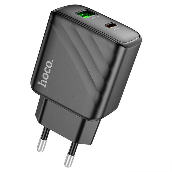 מטען קיר 30w לחיבור Usb C ו Usb A לטעינה מהירה | Hoco Cs23a 5