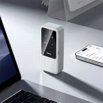 ראוטר סלולרי נייד Wi Fi 6 עם חיבור 4g מהיר, סוללה ל 8 שעות ושיתוף למספר מכשירים | Hoco. Hi42 4