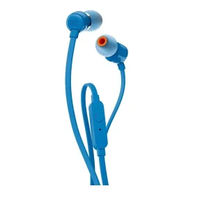 אוזניות In Ear חוטיות כחולות עם Jbl Pure Bass עמוק ועוצמתי | Jbl Tune T160 3