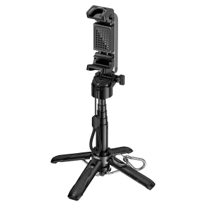 חצובה שולחנית מתקפלת 3 ב 1 לצילום ולייב לסלפי | Hoco. K27 Magic