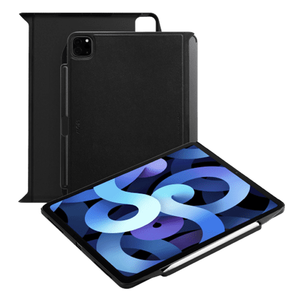 כיסוי חכם לאייפד שחור Pro 11 : Air 4:5 עם תמיכה ב Magic Keyboard וסטנד מגנטי | Moft Snap Case