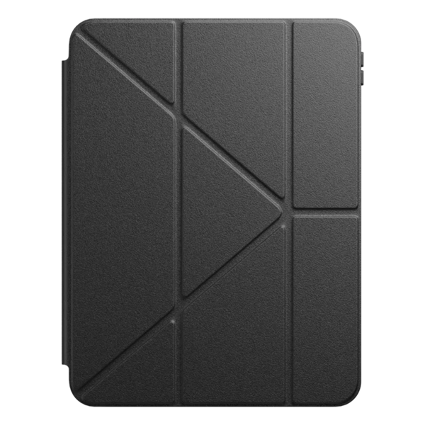 כיסוי מגן שחור לאייפד Ipad 10th 10.9 : A16 11 | עיצוב אוריגמי עם סטנד, הגנת 360° ואחסון ל Apple Pencil 5