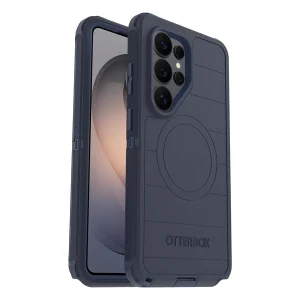 כיסוי קשיח לגלקסי S26 אולטרה כחול Otterbox Defender Pro | תומך Magsafe עם הגנה מקיפה כולל לשקע טעינה ולכפתורים