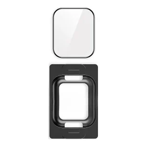 מגן מסך לשעון Apple Watch בגודל 45 מ״מ זכוכית אקרילית, שקוף, דק במיוחד ומגן מפני שריטות לשימוש יומיומי | Ninthpro 2