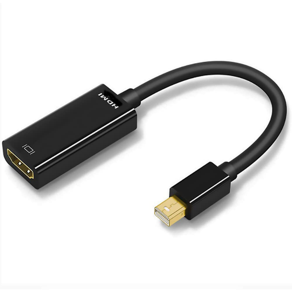 מתאם Mini Displayport ל Hdmi לחיבור מסך, טלוויזיה או מקרן | Protec Dm101a