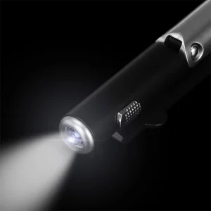  עט מגע רב תכליתי מתקפל אוניברסלי עם תאורת לד עוצמתית | מתאים לכתיבה, סטיילוס, תאורה ומעמד לטלפון 9