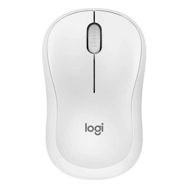 עכבר אלחוטי Logitech M240 לבן | שקט, נוח וקל לנשיאה
