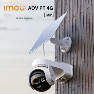 מצלמת אבטחה חכמה אלחוטית עם 4g, סוללה בלתי מוגבלת וצילום 3k Uhd איכותי | Imou Aov Pt 5mp 3
