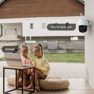 מצלמת אבטחה חכמה עם כיסוי 360°, תמיכה ב Wi Fi 6 וראיית לילה צבעונית | Imou Cruiser Se+ 5mp Ipc K7cp 5h1we 4