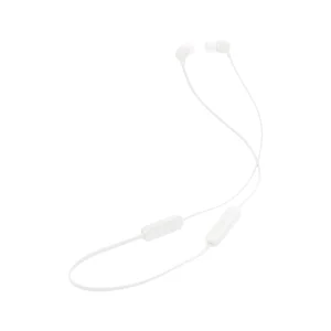 אוזניות Bluetooth חוטיות לבנות עם בס עוצמתי, עמיד למים וסוללה עד 25 שעות | Jbl Tune 135bt