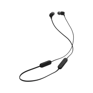אוזניות Bluetooth חוטיות שחורות עם בס עוצמתי, עמיד למים וסוללה עד 25 שעות | Jbl Tune 135bt