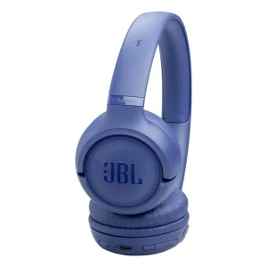 אוזניות קשת אלחוטיות כחולות עם Pure Bass, עד 76 שעות סוללה וחיבור Bluetooth 6.0 מהיר | Jbl Tune 530bt