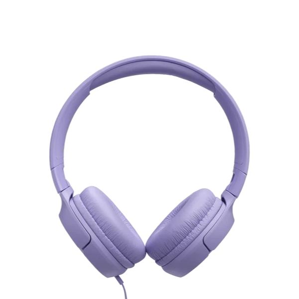 אוזניות קשת חוטיות סגולות בחיבור Type C עם Jbl Pure Bass ואודיו Hi Res איכותי | Jbl Tune 520c