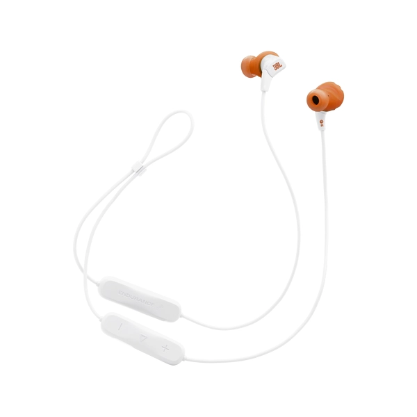 אוזניות ריצה אלחוטיות לבנות עם Jbl Pure Bass, עמידות למים ואבק Ip65 ועד 25 שעות סוללה | Jbl Endurance Run 3 Wireless 6