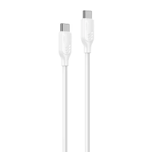 כבל Type C ל Type C לבן לטעינה מהירה 60w, אורך 1 מטר, עמיד וגמיש | Yesido Ca175