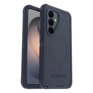 כיסוי קשיח לגלקסי S26 כחול Otterbox Defender Pro | תומך Magsafe עם הגנה מקיפה כולל לשקע טעינה ולכפתורים