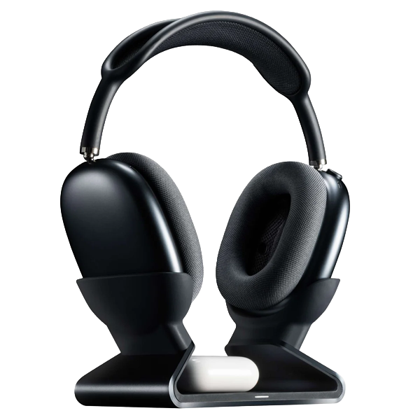 מעמד טעינה יוקרתי לאוזניות Airpods ולאוזניות קשת Airpods Max עם טעינה כפולה ומצב שינה אוטומטי | Mophie א