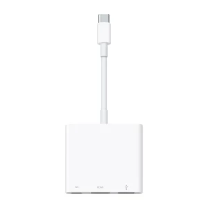 מתאם תצוגה חכם מקורי למקבוק ולאייפד לחיבור Hdmi, Usb וטעינה במקביל | Apple Mw5m3zm:a