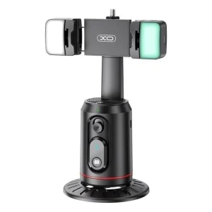 גימבל חכם לסמארטפון עם מעקב פנים Ai ב־360°, תאורת Fill כפולה ושלט Bluetooth נשלף | Xo Ss16