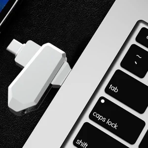 זיכרון נייד Usb 3.0 Type C Otg מהיר במיוחד בנפח 64gb בצבע כסף | Xo U50 4
