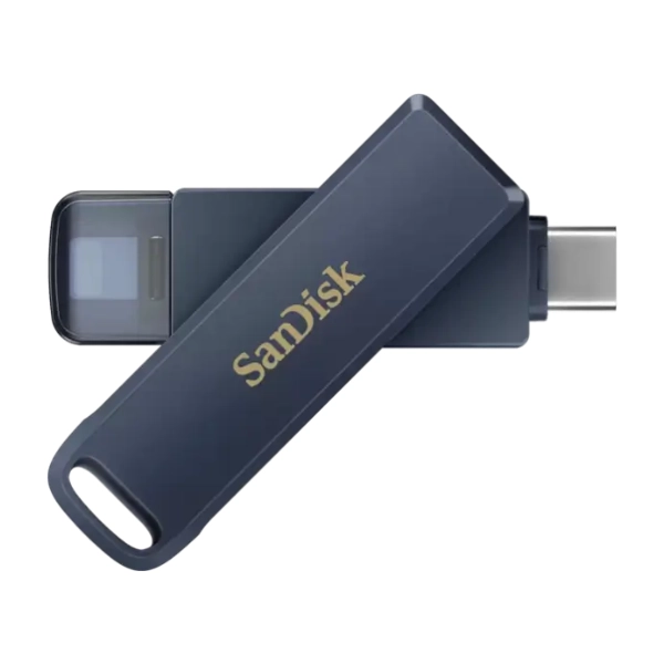 זיכרון נייד עם Lightning ו Usb Type C להעברת קבצים מהירה וגיבוי חכם | Sandisk Phone Drive For Iphone 128gb 2