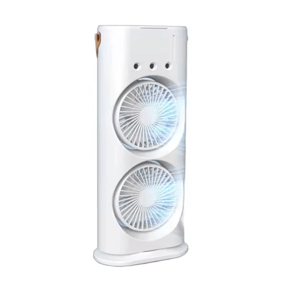 מאוורר נייד עם ספריי כפול ותאורת לד | Double Ended Spray Fan 6