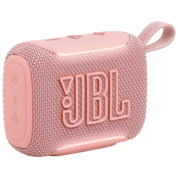 רמקול אלחוטי קומפקטי ורוד Jbl Go 5 | צליל עוצמתי, תאורה סביבתית ועמידות למים 1