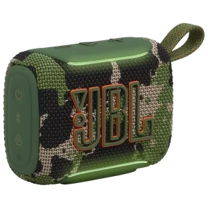 רמקול אלחוטי קומפקטי צבאי Jbl Go 5 | צליל עוצמתי, תאורה סביבתית ועמידות למים