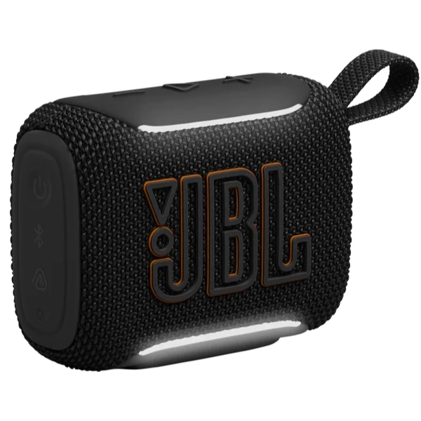 רמקול אלחוטי קומפקטי שחור Jbl Go 5 | צליל עוצמתי, תאורה סביבתית ועמידות למים 5