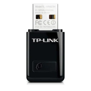 מתאם רשת אלחוטי Mini Usb במהירות 300mbps לחיבור Wi Fi יציב ונוח | Tp Link Tl Wn823n