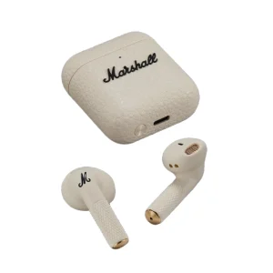 אוזניות True Wireless אלחוטיות קרם עם 30+ שעות סוללה, טעינה אלחוטית וסאונד עוצמתי | Marshall Minor Iv